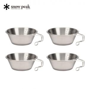 ふるさと納税 三条市 スノーピーク  チタンシェラカップ 4個セット E-104 【033S023】