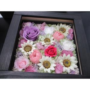 ふるさと納税 富士市 富士のかぐや姫 花手箱M(プリザーブドフラワーボックスアレンジメント)贈答(1878)