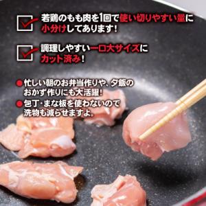 ふるさと納税 西都市 宮崎県産若鶏もも肉カット...の詳細画像1