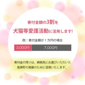 ふるさと納税 高原町 【返礼品なし】宮崎県高原町 犬猫等愛護活動 犬と猫と人に住みよい共生社会づくりを応援 sm3033