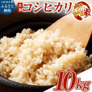 ふるさと納税 土佐清水市 令和8年産 新米 コシヒカリ 玄米10kg(1袋)　高知県産【R01736...
