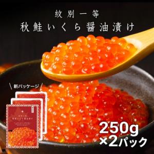 ふるさと納税 紋別市 紋別一等〜いくら醤油漬け500g(250g×2パック)