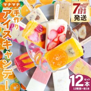 ふるさと納税 香南市 アイスキャンディー 12本入り マナマナ 手作りアイスキャンデー 氷菓 フルー...