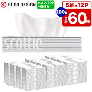 ふるさと納税 秋田市 ティッシュ スコッティ ティシュー 5箱×12パック|15_nsc-051201