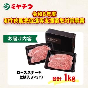 ふるさと納税 西都市 宮崎牛ロースステーキ4枚...の詳細画像2