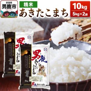 ふるさと納税 男鹿市 あきたこまち 精米 10kg(5kg×2袋)令和7年産【秋田食糧卸販売】|23_aso-011001