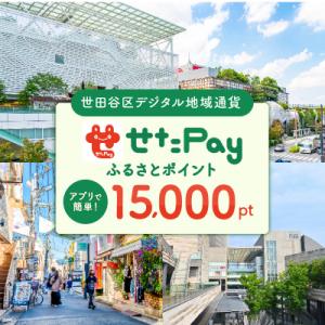 ふるさと納税 世田谷区 世田谷区 地域限定通貨「せたがやPay」 ふるさとポイント15,000pt(...