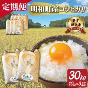 ふるさと納税 明和町 三重県産 山本農産のお米(コシヒカリ)の定期便 10kg×3回 yn3