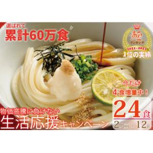 ふるさと納税 善通寺市 期間限定!【1〜3ヶ月で発送】さぬき生うどん24食セット(2人前12袋)｜Yahoo!ふるさと納税