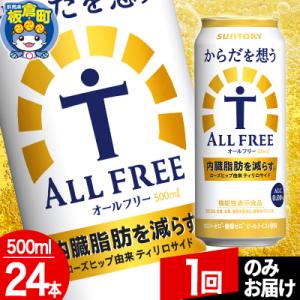 ふるさと納税 板倉町 サントリー からだを想うALL-FREE 1ケース(500ml×24本)|13...