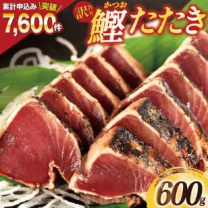 ふるさと納税 気仙沼市 訳あり 気仙沼港水揚 かつお タタキ 600g 阿部長商店 20564307...