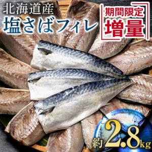 ふるさと納税 釧路市 北海道産 無添加 塩さばフィレ約2.8kg ＜釧之助 ご飯に合うおかずの定番＞ F4F-8871