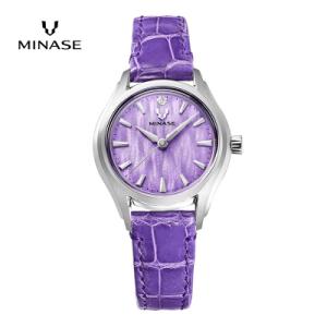 ふるさと納税 湯沢市 MINASE時計LunaArchクロコベルトタイプ(UG01-LPPNVL-SSD)[F11914]