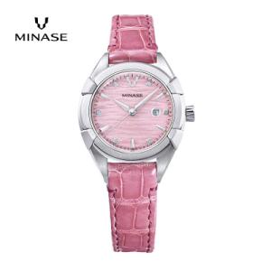 ふるさと納税 湯沢市 MINASE時計 Uruga31クロコベルトタイプ(UG02-LPKNPK-SSD)[F11925]