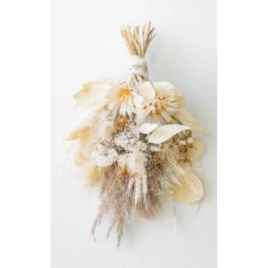 ふるさと納税 川崎市 【スワッグ】ドライフラワーブーケ ベージュ