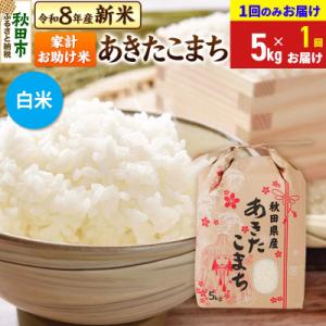 ふるさと納税 秋田市 あきたこまち5kg【1回のみお届け】 白米|15_kml-210501hs