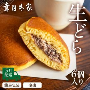 ふるさと納税 下呂市 【2026年5月配送】(簡易包装)幸月の生どら　6個(冷凍) どらやき 和菓子...
