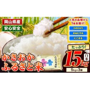 ふるさと納税 笠岡市 【令和7年12月発送】令和7年産 備中笠岡ふるさと米15kg【先行受付】