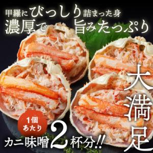 ふるさと納税 紋別市 極上!茹で上げカニ甲羅盛...の詳細画像1