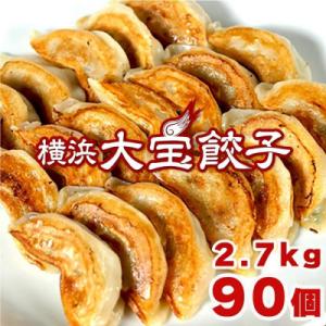 ふるさと納税 横浜市 【横浜大宝餃子】もちもち国産ジャンボ大宝餃子90個(30個×3)