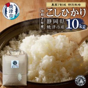 ふるさと納税 焼津市 令和7年産 目減り 特別栽培 コシヒカリ 白米10kg(5kg×2袋)(a26-036)