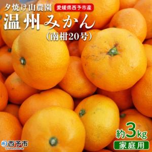 ふるさと納税 西予市 夕焼け山農園　愛媛県西予市産　温州みかん　家庭用　3kg