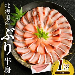 ふるさと納税 えりも町 えりも【マルデン特製】北海道日高産ぶり半身1kg以上【er002-076-a...