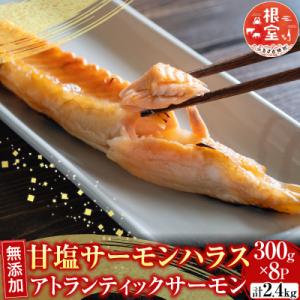 ふるさと納税 根室市 無添加甘塩サーモンハラス300g×8P(計2.4kg) A-11234