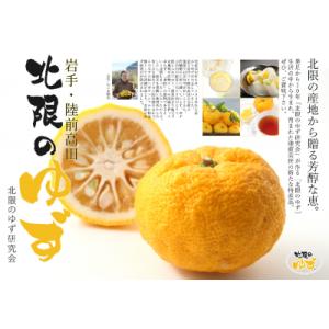 ふるさと納税 陸前高田市 【期間限定】北限のゆず(黄玉)約1kg 【 柚子 ユズ 旬 果物 料理 産...