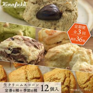 ふるさと納税 糸島市 【全3回定期便】定番/季節のスコーン 12個セット   糸島市  [AFA01...