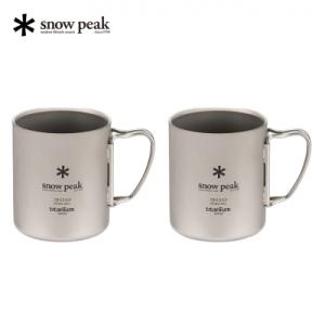 ふるさと納税 三条市 スノーピーク チタンダブルマグ 300 2個セット MG-152【036S01...