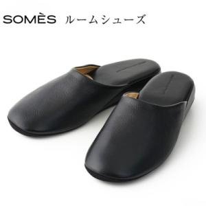 ふるさと納税 砂川市 SOMES ルームシューズ (ブラック)DU-41 [ソメスサドル 砂川市 1...