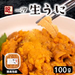 ふるさと納税 下関市 訳あり 大容量 生 ウニ 100g 下関 山口 AB114