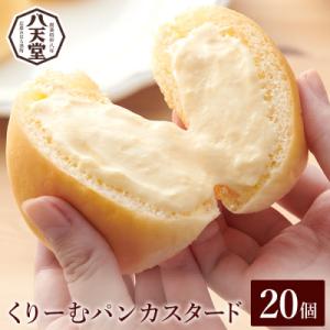ふるさと納税 三原市 【八天堂】くりーむパン(カスタード)20個 [015-035]