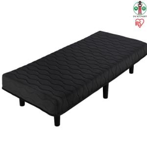 ふるさと納税 角田市 脚付きボンネルコイルマットレス　SS　BAM-SS　ブラック