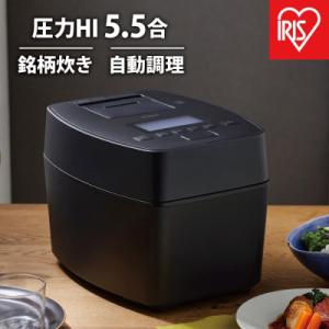 ふるさと納税 角田市 炊飯器　圧力IHジャー炊飯器 5.5合RC-PGA50-Bブラック