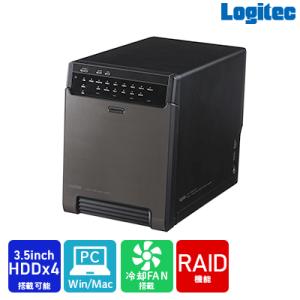 ふるさと納税 伊那市 ロジテック 外付けHDDケース 4BAY RAID機能搭載 LHR-4BRHE...