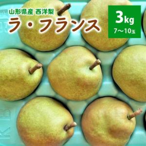 ふるさと納税 上山市 西洋梨(ラフランス)3kg　ご家庭用　0025-2616