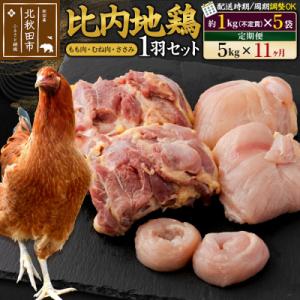 ふるさと納税 北秋田市 《定期便11ヶ月》比内地...の商品画像