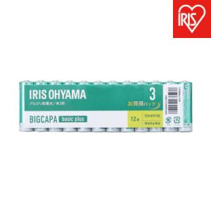 ふるさと納税 角田市 BIGCAPA basic plus アルカリ乾電池  単3形12本パック L...