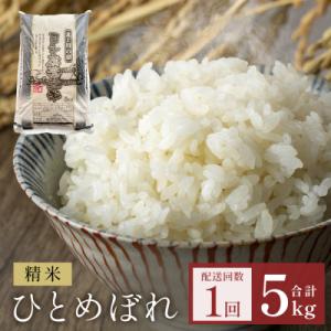 ふるさと納税 石巻市 米 令和7年産 ひとめぼれ 精米 5kg 単品 こめ コメ お米 ご飯 白米 ヒトメボレ