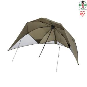 ふるさと納税 角田市 テント タープ パラソル 天幕 3m 組立簡単 ペグ付き キャンプ カーキ O...