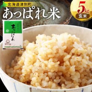 ふるさと納税 津別町 【令和8年産・先行受付】北海道産 津別町あっぱれ米(玄米) 5kg