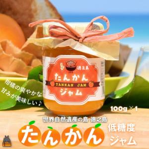 ふるさと納税 徳之島町 徳之島産完熟たんかん使用!低糖度の徳之島たんかんジャム(100g)