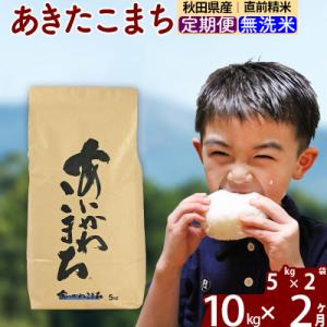 ふるさと納税 北秋田市 令和7年産《定期便2ヶ月》あきたこまち 10kg 無洗米|foap-30602