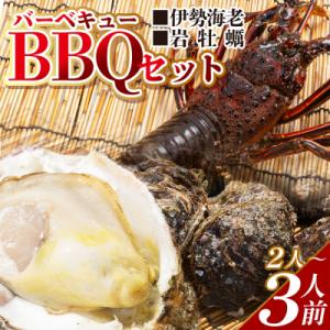 ふるさと納税 香南市 <先行受付>海鮮バーベキューセット(伊勢海老・岩牡蠣) 2〜3人前 冷凍 eb...