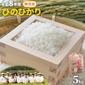 ふるさと納税 笠岡市 【令和8年産 先行受付】無洗米 ひのひかり 笠岡産 5kg太陽の恵み O-16a_5kg_無洗米