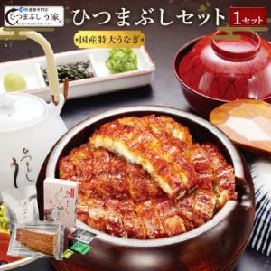 ふるさと納税 名古屋市 国産特大うなぎ　ひつまぶしセット