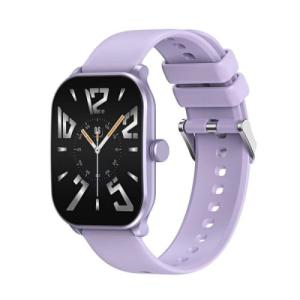 ふるさと納税 名古屋市 スマートウォッチ＜パープル＞Bluetooth通話 2.10インチ大画面 多...
