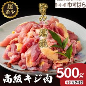 ふるさと納税 梼原町 四万十川の源流域で育った自慢のキジ 高級キジ500gセット